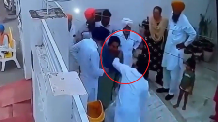 VIRAL NEWS: Man slapped up MLA, video captured on CCTV