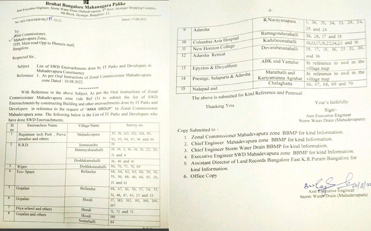 BIG NEWS: BBMP releases list of 15 encroachments here 