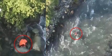 Video Man who helped terrorists in Jammu and Kashmir jumps into river, dies