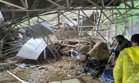 Watch video: Landslide on Vaishno Devi temple route, several pilgrims feared trapped