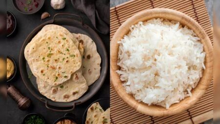 Which is better for dinner, chapati or rice