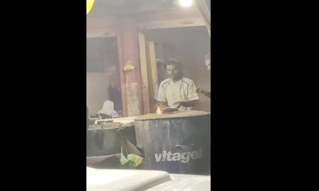 Viral video of a hotel worker spitting on 'roti'