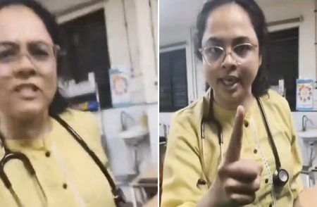 SHOCKING : ಮಗುವಿಗೆ ಚಿಕಿತ್ಸೆ ನೀಡಲು ನಿರಾಕರಿಸಿ ತಂದಗೆ ಕಪಾಳಮೋಕ್ಷ ಮಾಡಿದ ವೈದ್ಯೆ : ವಿಡಿಯೋ ವೈರಲ್ | WATCH VIDEO