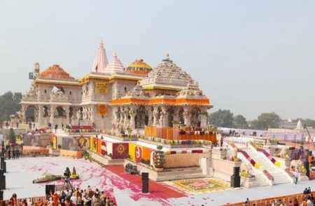 ಅಯೋಧ್ಯೆ ‘ರಾಮ ಮಂದಿರ’ ನಿರ್ಮಾಣ ಪೂರ್ಣ, ಕಲಶ ಮತ್ತು ಧ್ವಜಸ್ತಂಭ ಸಹ ಸ್ಥಾಪನೆ!