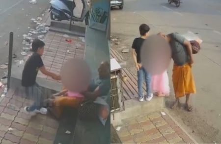 SHOCKING : ಹಾಡು ಹಗಲೇ ರಸ್ತೆ ಬದಿ ಪುಟ್ಟ ಬಾಲಕಿಗೆ ‘ವೃದ್ಧ’ನಿಂದ ಲೈಂಗಿಕ ಕಿರುಕುಳ, ಅಸಹ್ಯಕರ ಕೃತ್ಯ ವೈರಲ್ |VIDEO