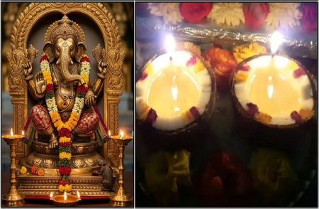 ತೆಂಗಿನಕಾಯಿ ದೀಪವನ್ನು ಬೆಳಗಿಸಿ ಗಣೇಶನಿಗೆ ಈ ಮಂತ್ರವನ್ನು ಪಠಿಸುವುದರಿಂದ ನೀವು ಎಲ್ಲಾ ರೀತಿಯ ಆಶೀರ್ವಾದಗಳನ್ನು ಪಡೆಯಬಹುದು