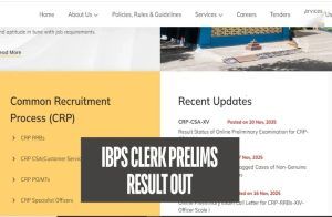 BREAKING ;’IBPS ಕ್ಲರ್ಕ್ ಪ್ರಿಲಿಮ್ಸ್’ ಫಲಿತಾಂಶ ಬಿಡುಗಡೆ ; ಈ ರೀತಿ ಸ್ಕೋರ್ಕಾರ್ಡ್ ಡೌನ್ಲೋಡ್ ಮಾಡಿ!