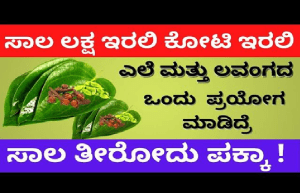 ಎಲೆ ಲವಂಗ, ಏಲಕ್ಕಿ ಪ್ರಯೋಗ ಮಾಡಿ ನೋಡಿ ಸಾಲ ಲಕ್ಷ ಇರಲಿ, ಕೋಟಿ ಇರಲಿ ಸಾಲ ತೀರೋದು ಗ್ಯಾರಂಟಿ