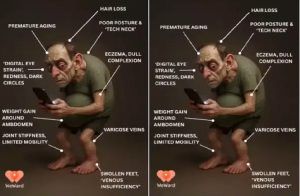 SHOCKING : ಮುಂದಿನ 25 ವರ್ಷಗಳಲ್ಲಿ `ಸ್ಮಾರ್ಟ್ ಫೋನ್’ ವ್ಯಸನದಿಂದ ದೇಹ ಈ ರೀತಿ ಬದಲಾಗಲಿದೆ : AI`ಸ್ಯಾಮ್’ ಎಚ್ಚರಿಕೆ.!