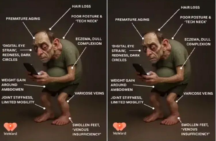 SHOCKING : ಮುಂದಿನ 25 ವರ್ಷಗಳಲ್ಲಿ `ಸ್ಮಾರ್ಟ್ ಫೋನ್’ ವ್ಯಸನದಿಂದ ದೇಹ ಈ ರೀತಿ ಬದಲಾಗಲಿದೆ : AI`ಸ್ಯಾಮ್’ ಎಚ್ಚರಿಕೆ.!