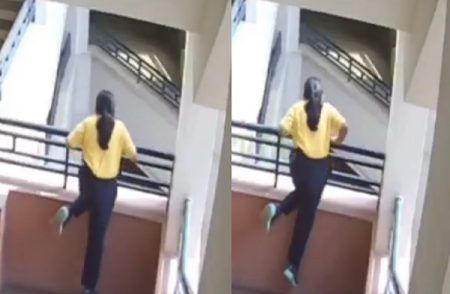 SHOCKING : ಶಾಲಾ ಕಟ್ಟಡದ 4ನೇ ಮಹಡಿಯಿಂದ ಜಿಗಿದು 6 ನೇ ತರಗತಿ ವಿದ್ಯಾರ್ಥಿನಿ ಆತ್ಮಹತ್ಯೆ : ಆಘಾತಕಾರಿ ವಿಡಿಯೋ ವೈರಲ್ | WATCH VIDEO