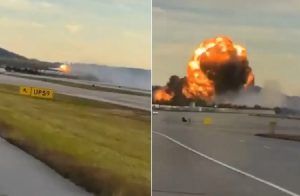 BREAKING : ಅಮೆರಿಕದಲ್ಲಿ ಸರಕು ವಿಮಾನ ಪತನವಾಗಿ ಮೂವರು ಸಾವು : ಆಘಾತಕಾರಿ ವಿಡಿಯೋ ವೈರಲ್ | WATCH VIDEO