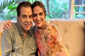 esha deol with father