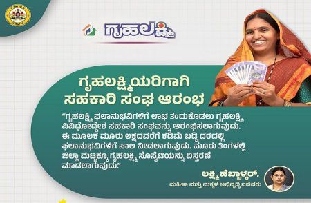ಗೃಹ ಲಕ್ಷ್ಮಿಯರಿಗಾಗಿ ಸಹಕಾರಿ ಸಂಘ ಆರಂಭ: ಸಚಿವೆ ಲಕ್ಷ್ಮೀ ಹೆಬ್ಬಾಳ್ಕರ್