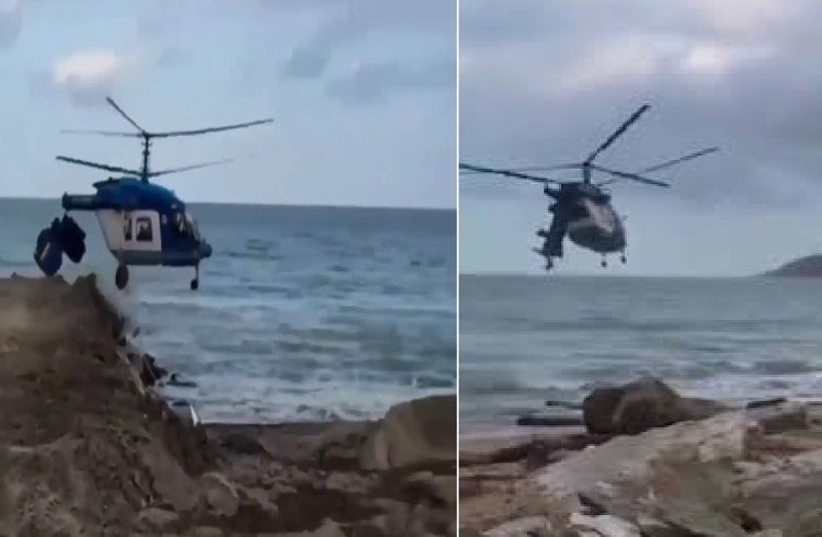 BREAKING : ಸಮುದ್ರದಲ್ಲಿ ರಷ್ಯಾದ ಸೇನಾ ಹೆಲಿಕಾಪ್ಟರ್ ಪತನ, 7 ಮಂದಿ ಸ್ಥಳದಲ್ಲೇ ಸಾವು : ವಿಡಿಯೋ ವೈರಲ್ | WATCH VIDEO