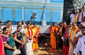 ಸಾಗರದ ರಾಣಿ ಚೆನ್ನಮ್ಮಾಜಿ ವೃತ್ತದಲ್ಲಿ ಕೆಳದಿ ರಾಣಿ ಚೆನ್ನಮ್ಮ ಕಂಚಿನ ಪುತ್ಥಳಿ ಸ್ಥಾಪನೆ: ಶಾಸಕ ಗೋಪಾಲಕೃಷ್ಣ ಬೇಳೂರು