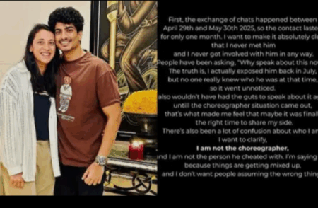 ಸ್ಮೃತಿ ಮಂಧಾನಾ-ಪಲಾಶ್ ಮುಚಲ್ ವಿವಾಹ ವಿವಾದ: ವೈರಲ್ ಚಾಟ್ ಬಗ್ಗೆ ಮೌನ ಮುರಿದ ಮೇರಿ ಡಿ’ಕೋಸ್ಟಾ | Smriti Mandhana Wedding Row