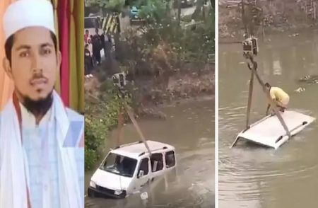 BIG NEWS : ತಡರಾತ್ರಿ ಕೆರೆಗೆ ಬಿದ್ದ ಕಾರು : ಮಸೀದಿಯ ಮೈಕ್ ನಲ್ಲಿ ಕೂಗಿ 7 ಪ್ರಯಾಣಿಕರ ಜೀವ ಉಳಿಸಿದ ಇಮಾಮ್ | WATCH VIDEO