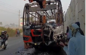 BREAKING : ಮೈಸೂರಲ್ಲಿ ಚಲಿಸುತ್ತಿದ್ದ ‘KSRTC’ ಬಸ್ ಬೆಂಕಿಗಾಹುತಿ : ಅದೃಷ್ಟವಶಾತ್ ಪ್ರಯಾಣಿಕರೆಲ್ಲರೂ ಪಾರು!