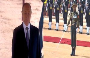 BREAKING : ರಾಷ್ಟ್ರಪತಿ ಭವನದಲ್ಲಿ ಸೇನಾಪಡೆಗಳಿಂದ ರಷ್ಯಾ ಅಧ್ಯಕ್ಷ ಪುಟೀನ್ ಗೆ ಗೌರವ ವಂದನೆ | WATCH VIDEO