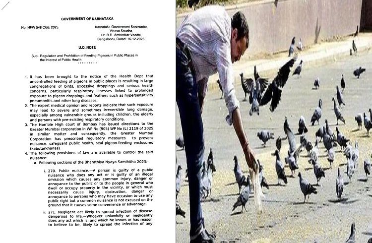 Be Alert : ಸಾರ್ವಜನಿಕರೇ ಎಚ್ಚರ : ಪಾರಿವಾಳದ ಮಲ-ಮೂತ್ರದಿಂದ ಉಸಿರಾಟದ ತೊಂದರೆ, ಗಂಭೀರ ಆರೋಗ್ಯ ಸಮಸ್ಯೆ .!