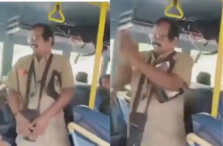 Viral : ಶಬರಿಮಲೆಯ`KSRTC’ ಬಸ್ ನಲ್ಲಿ `ಅಯ್ಯಪ್ಪನ ಹಾಡು’ ಹಾಡಿದ ಕಂಡಕ್ಟರ್ : ವಿಡಿಯೋ ವೈರಲ್ | WATCH VIDEO