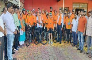 ಮಾಜಿ ಸೈನಿಕರಿಂದ ‘ಸ್ವದೇಶಿ ವಸ್ತು ಬಳಸಿ ದೇಶ ಉಳಿಸಿ ಅಭಿಯಾನ’: ರಾಜ್ಯಾದ್ಯಂತ 3500 ಕಿ.ಮೀ ‘ಸೈಕಲ್ ಜಾಥಾ’