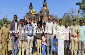 ಕುಮ್ಕಿ ಆನೆಗಳನ್ನು ಬೀಳ್ಗೊಟ್ಟ ಸೊರಬ ಎಸಿಎಫ್ ಸುರೇಶ್ ಕುಳ್ಳಳ್ಳಿ: ಸದ್ಯ ಚಿಕ್ಕಲವತ್ತಿ ಕಾಡು ತಲುಪಿದ ಕಾಡಾನೆಗಳು
