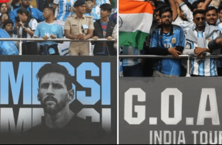 ಸಾಲ್ಟ್ ಲೇಕ್ ಸ್ಟೇಡಿಯಂನಿಂದ ನಿಮಿಷಗಳಲ್ಲೇ ನಿರ್ಗಮಿಸಿದ ಮೆಸ್ಸಿ: ಆಕ್ರೋಶಗೊಂಡ ಜನರಿಂದ ಮೈದಾನಕ್ಕೆ ಬಾಟಲಿ ಎಸೆತ