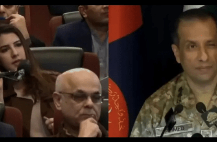 Shocking: ಪತ್ರಿಕಾಗೋಷ್ಠಿಯ ವೇಳೆ ಮಹಿಳಾ ವರದಿಗಾರರ ಮೇಲೆ ಕಣ್ಣು ಮಿಟುಕಿಸಿದ ಪಾಕ್ ಸೇನಾ ವಕ್ತಾರ | Watch video