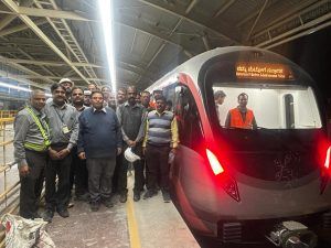 ನಾಳೆಯಿಂದ ನಮ್ಮ ಮೆಟ್ರೋ ಗುಲಾಬಿ ಮಾರ್ಗದಲ್ಲಿ ರೋಲಿಂಗ್ ಸ್ಟಾಕ್ ಪರೀಕ್ಷೆ ಆರಂಭ