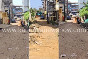ಸಾಗರ ನಗರದಲ್ಲೊಂದು ‘ಡಾಂಬಾರ್’ ಕಾಣದ ರಸ್ತೆ; ಕಣ್ಮುಚ್ಚಿ ಕುಳಿತ ‘ನಗರಸಭೆ’