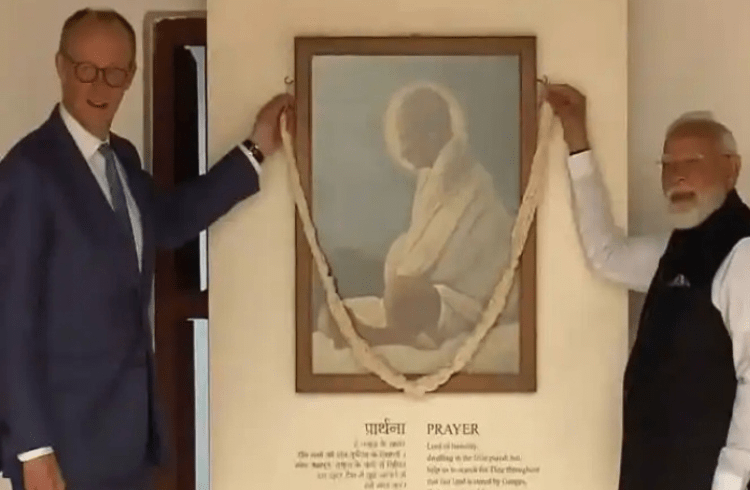 ಗಾಂಧಿ ಆಶ್ರಮದಲ್ಲಿ ಜರ್ಮನ್ ನಾಯಕ: ಚಾನ್ಸಲರ್ ಫ್ರೆಡ್ರಿಕ್ ಮೆರ್ಜ್ಗೆ ಆತ್ಮೀಯ ಸ್ವಾಗತ ಕೋರಿದ ಪ್ರಧಾನಿ ಮೋದಿ