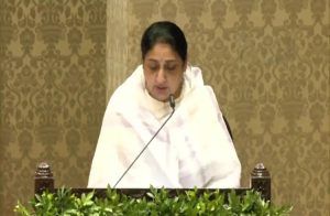 BREAKING : ಮಹಾರಾಷ್ಟ್ರ ಉಪಮುಖ್ಯಮಂತ್ರಿಯಾಗಿ ‘ಸುನೇತ್ರಾ ಪವಾರ್’ ಪ್ರಮಾಣವಚನ ಸ್ವೀಕಾರ | Sunetra Pawar Takes Oath