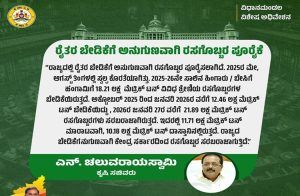 ರಾಜ್ಯದ ರೈತರಿಗೆ ಗುಡ್ ನ್ಯೂಸ್: ಬೇಡಿಕೆಗೆ ಅನುಗುಣವಾಗಿ ರಸಗೊಬ್ಬರ ಪೂರೈಕೆ- ಸಚಿವ ಚಲುವರಾಯಸ್ವಾಮಿ