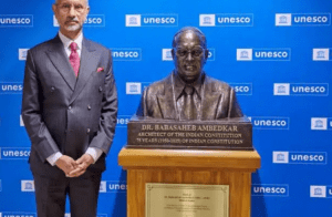 ಯುನೆಸ್ಕೋ ಪ್ರಧಾನ ಕಚೇರಿಯಲ್ಲಿ ಬಾಬಾ ಸಾಹೇಬ್ ಭೀಮರಾವ್ ಅಂಬೇಡ್ಕರ್ ಗೆ ಗೌರವ ನಮನ ಸಲ್ಲಿಸಿದ ವಿದೇಶಾಂಗ ಸಚಿವ ಜೈಶಂಕರ್