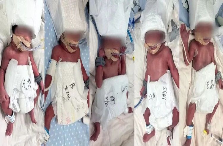 OMG : ಒಂದೇ ಹೆರಿಗೆಯಲ್ಲಿ 5 ಮಕ್ಕಳಿಗೆ ಜನ್ಮ ನೀಡಿದ ಮಹಾತಾಯಿ !