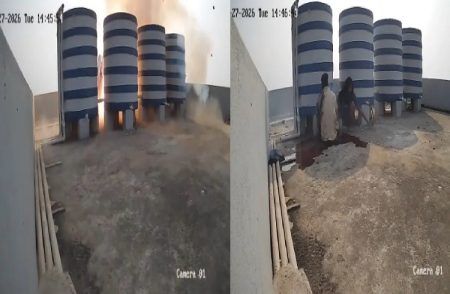 SHOCKING : ಮನೆ ಟರೇಸ್ ಮೇಲೆ `ಬಾಂಬ್’ ತಯಾರಿಸುವಾಗ ಸ್ಪೋಟಗೊಂಡು ತಾಯಿ-ಮಗ ಸಾವು : ಆಘಾತಕಾರಿ ವಿಡಿಯೋ ವೈರಲ್ | WATCH VIDEO