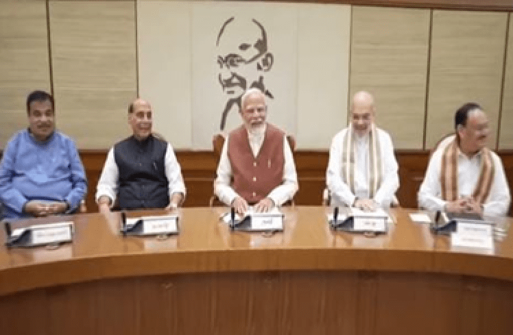 BREAKING : ಪ್ರಧಾನ ಮಂತ್ರಿ ನರೇಂದ್ರ ಮೋದಿ ನೇತೃತ್ವದಲ್ಲಿ ಸಂಪುಟ ಸಭೆ ಆರಂಭ