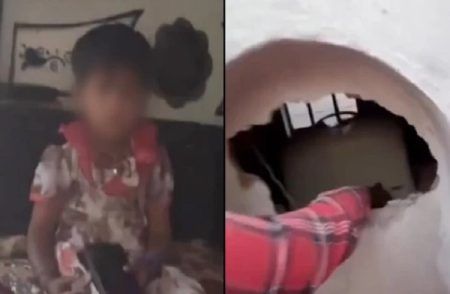 SHOCKING : `ಮೊಬೈಲ್’ ಬಳಸಲು ರೂಮ್ ಲಾಕ್ ಮಾಡಿಕೊಂಡ ಬಾಲಕಿ : ಗೋಡೆ ಒಡೆದು ಹೊರತಂದ ಪೋಷಕರು | WATCH VIDEO