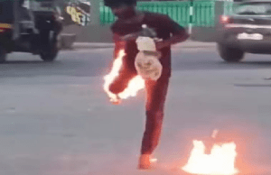 SHOCKING : ಉಡುಪಿಯಲ್ಲಿ ಪೆಟ್ರೋಲ್ ಸುರಿದುಕೊಂಡು ಬೆಂಕಿ ಹಚ್ಚಿಕೊಂಡ ಯುವಕ ತಪ್ಪಿದ ಭಾರಿ ಅನಾಹುತ!