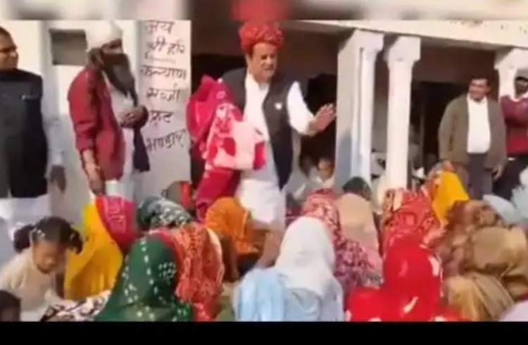 ಮುಸ್ಲಿಂ ಮಹಿಳೆಯರಿಗೆ ಕಂಬಳಿ ನೀಡಲು ಬಿಜೆಪಿ ನಾಯಕ ನಿರಾಕರಣೆ!