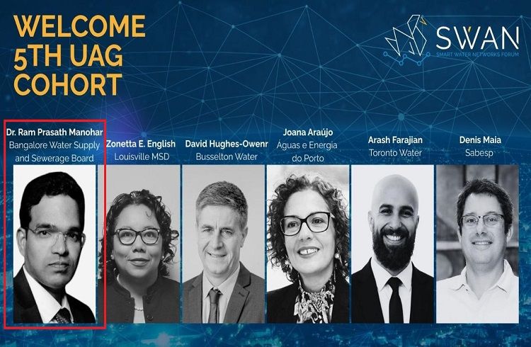 ಜಾಗತಿಕ ‘ಸ್ವಾನ್’ (SWAN) ಹಿರಿಯ ಸಲಹಾ ಸಮಿತಿಗೆ BWSSB ಅಧ್ಯಕ್ಷ ಡಾ.ರಾಮ್ ಪ್ರಸಾತ್ ಮನೋಹರ್ ಆಯ್ಕೆ