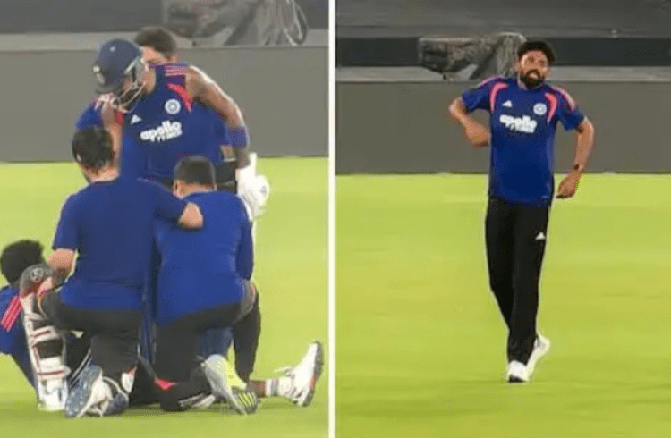 BREAKING: ಟೀಮ್ ಇಂಡಿಯಾಗೆ ಬಿಗ್ ಶಾಕ್ : ನೆಟ್ಸ್ನಲ್ಲಿ ಮೊಹಮ್ಮದ್ ಸಿರಾಜ್ಗೆ ಗಾಯ!