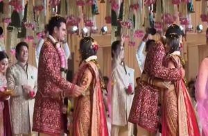 ದಾಂಪತ್ಯ ಜೀವನಕ್ಕೆ ಕಾಲಿಟ್ಟ ಅರ್ಜುನ್ ತೆಂಡೂಲ್ಕರ್-ಸಾನಿಯಾ ಚಾಂದೋಕ್; ಮದುವೆ ವಿಡಿಯೋ ವೈರಲ್! | Arjun Tendulkar