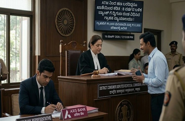 `ATM’ ನಿಂದ ಹಣ ಬರದಿದ್ದರೂ ಖಾತೆಯಿಂದ ಕಡಿತ : 8 ವರ್ಷದ ಬಳಿಕ ಬ್ಯಾಂಕ್ ಗೆ ದ್ವಿಗುಣ ದಂಡ ವಿಧಿಸಿದ ಗ್ರಾಹಕ ನ್ಯಾಯಾಲಯ !