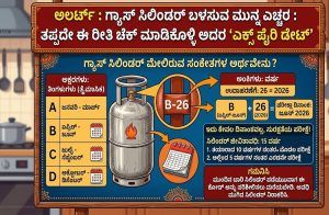 ALERT : `ಗ್ಯಾಸ್ ಸಿಲಿಂಡರ್’ ಬಳಸುವ ಮುನ್ನ ಎಚ್ಚರ : ತಪ್ಪದೇ ಈ ರೀತಿ ಚೆಕ್ ಮಾಡಿಕೊಳ್ಳಿ ಅದರ ‘ಎಕ್ಸ್ ಪೈರಿ ಡೇಟ್’!