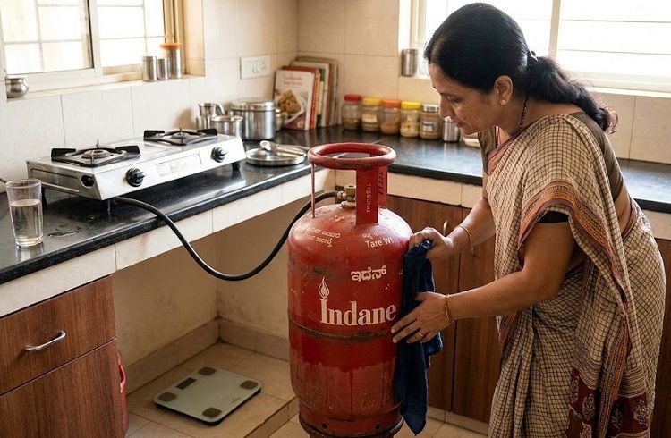 WATCH VIDEO : `ಗ್ಯಾಸ್ ಸಿಲಿಂಡರ್’ ಯಾವಾಗ ಖಾಲಿಯಾಗುತ್ತೆ ಅಂತ ಚಿಂತೆಯೇ? ಇಲ್ಲಿದೆ ನೋಡಿ 2 ನಿಮಿಷದ ಮ್ಯಾಜಿಕ್ ಟ್ರಿಕ್!
