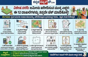 ವಿಶೇಷ ವರದಿ : ಜಮೀನು ಖರೀದಿಸುವ ಮುನ್ನ ಎಚ್ಚರ : ಈ 12 ದಾಖಲೆಗಳನ್ನು ತಪ್ಪದೇ ಚೆಕ್ ಮಾಡಿಕೊಳ್ಳಿ !