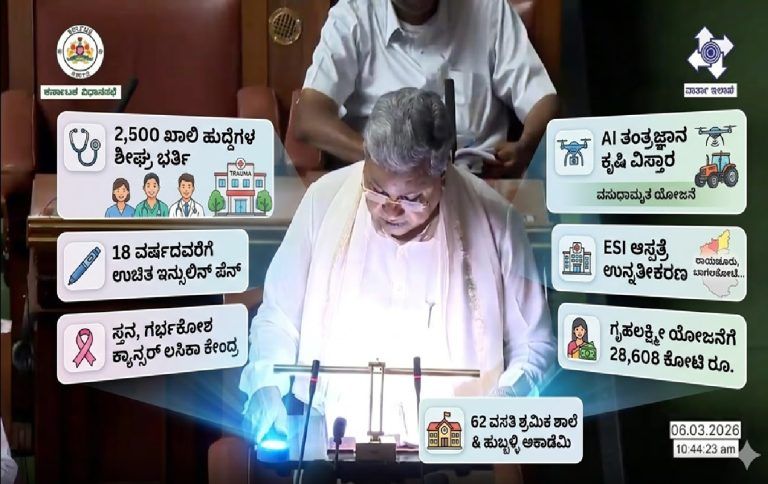 CM Siddaramaiah will soon fill 2,500 vacant posts in the health department